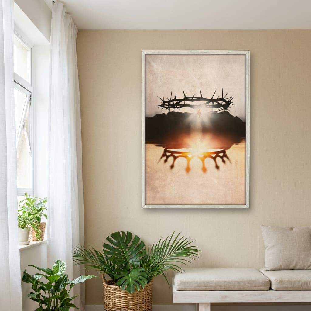 Quadro Decorativo Coroa De Espinhos