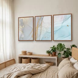 Kit Quadros Decorativos Mármore Verde
