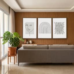 Kit Quadros Decorativos Minimalista