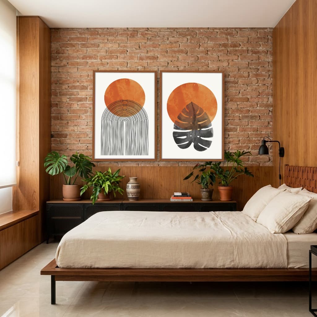 Kit Quadros Decorativos Tropical