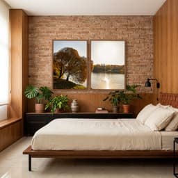 Kit Quadros Decorativos Árvore Amarela
