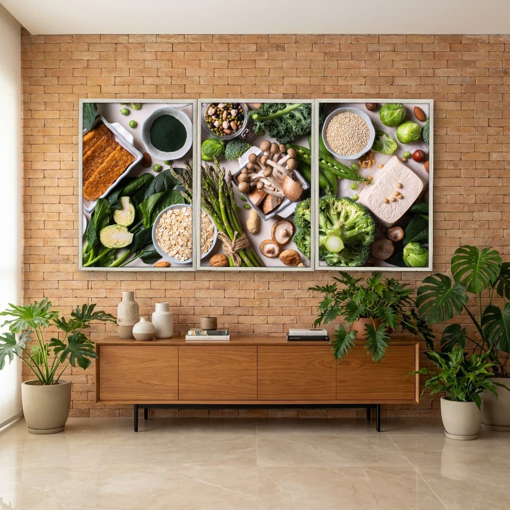 Kit Quadros Decorativos Verduras E Legumes