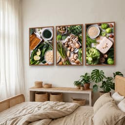 Kit Quadros Decorativos Verduras E Legumes