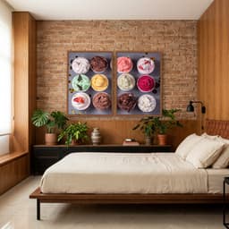 Kit Quadros Decorativos Sorvete