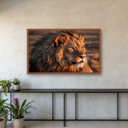 Quadro Decorativo Leão